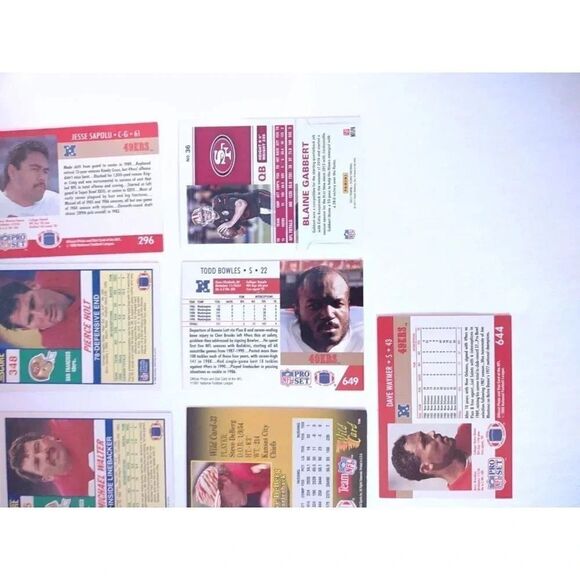 San Francisco 49ers Card Lot of 17 - Picture 4 of 11